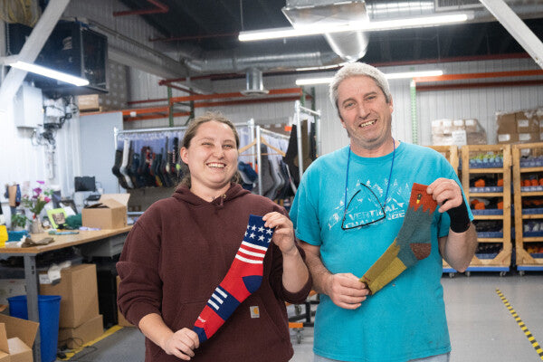 Thomas and his daughter showing off their dad gift ideas