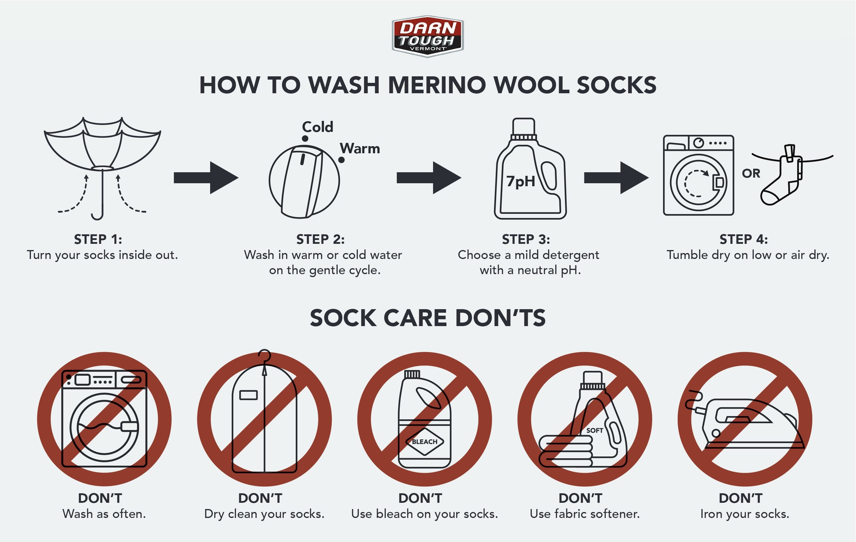 Washi × Merino Wool Middle Socks