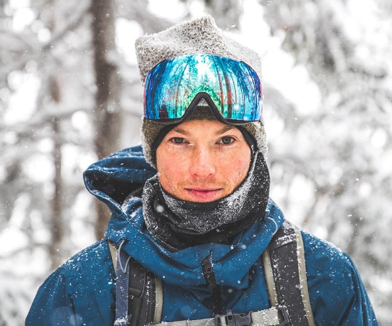 Picture of snowboarder Jake Blauvelt out in the snow