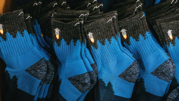 A whole bunch of the Number 2 hiking socks