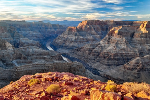 Beautiful view of the Grand Canyon, with the river visible