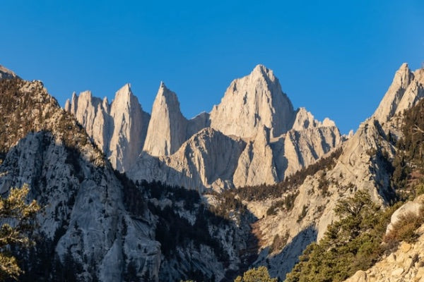 View of Mt. Whitney, the tallest mountain in the lower 48 states
