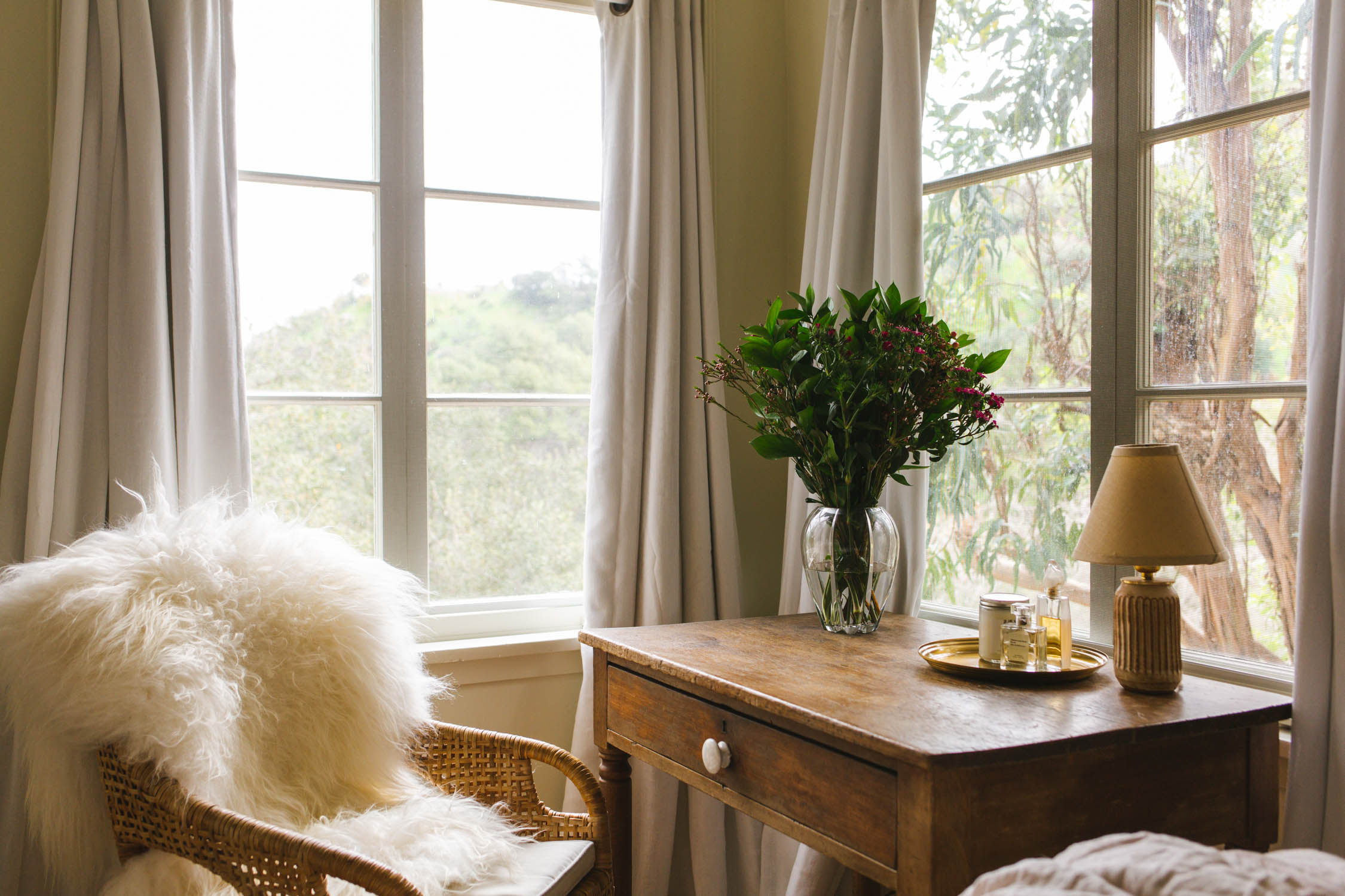 Cozy corner for writing