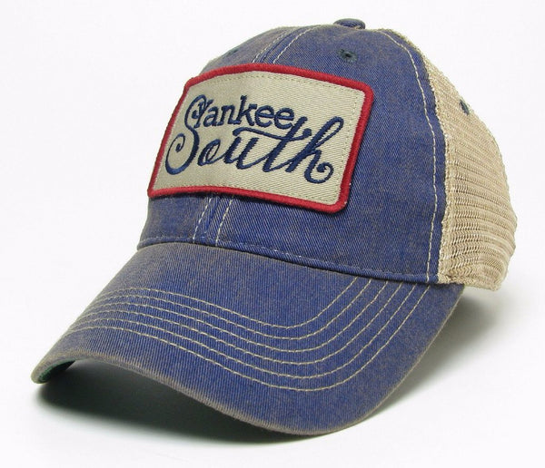 Yankee South Legacy Old Favorite Trucker Patch Hat (Dark Pink)