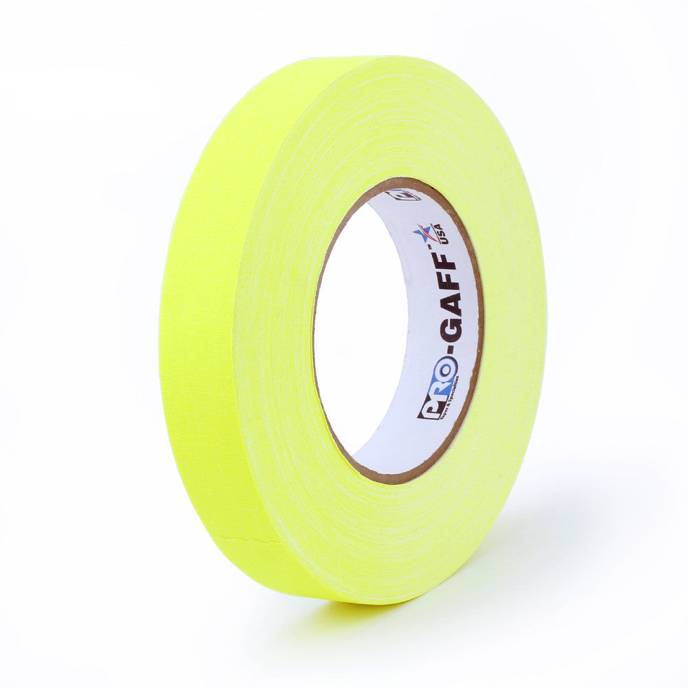 Pro Glow Vinyl Spike Tape - 1/2 x 10yd, Glow - Neon Production Supply