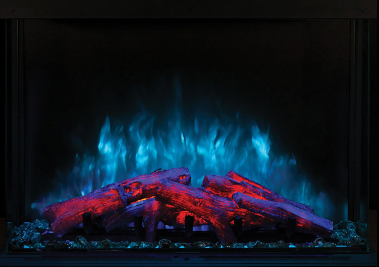Sedona Pro Multi-Sided Electric Fireplace Feature