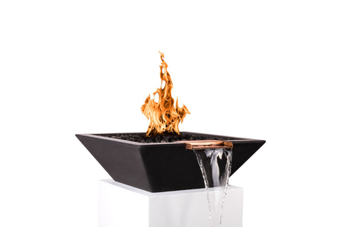Top Fires Square Water and Fire Bowl: A stunning combination of water and fire, this modern masterpiece adds sophistication to any outdoor space.