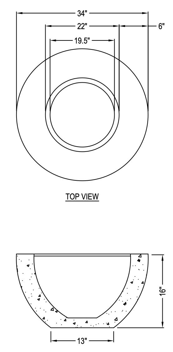 Oasis Fire Bowl Dimensions