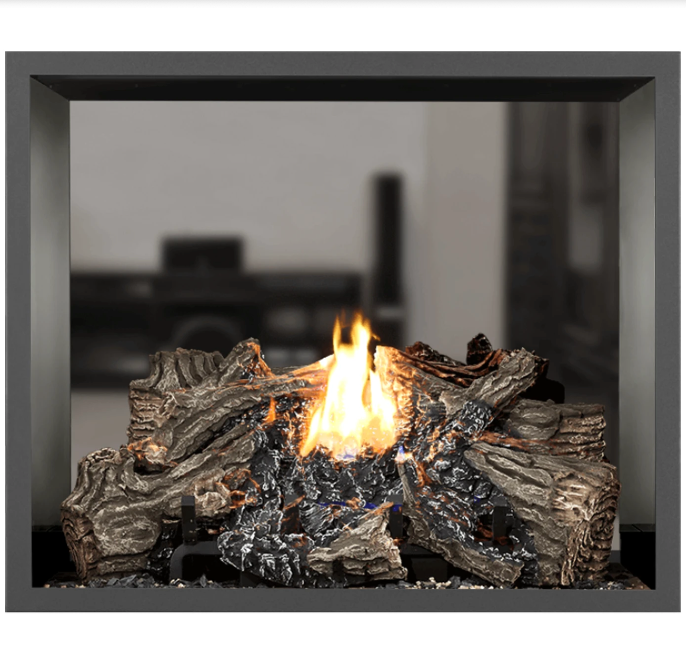 High Definition 81 See Through Fireplace  Dimensions