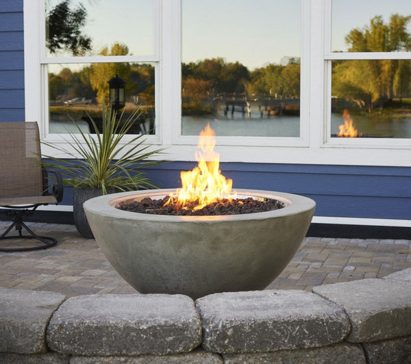 Outdoor GreatRoom Round Cove Fire Bowl 42" Supercast ...