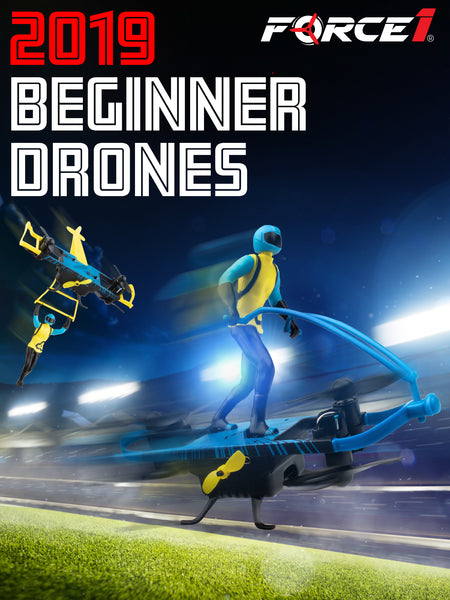 2-1 Drone kids can use 2 ways - as a hover board drone and a paraglider drone. A new beginner drone from Force1