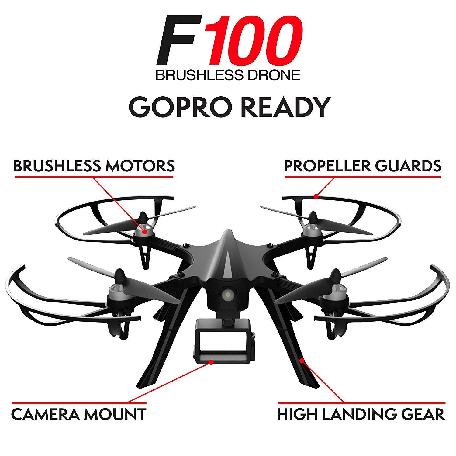 force1 f100 ghost gopro drone