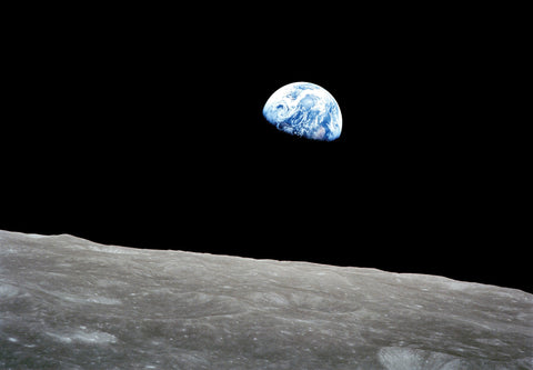 Earthrise—Bill Ander’s famous photo of the Earth from the Moon.