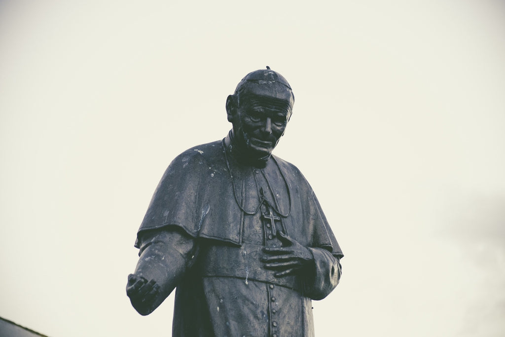Pope statue
