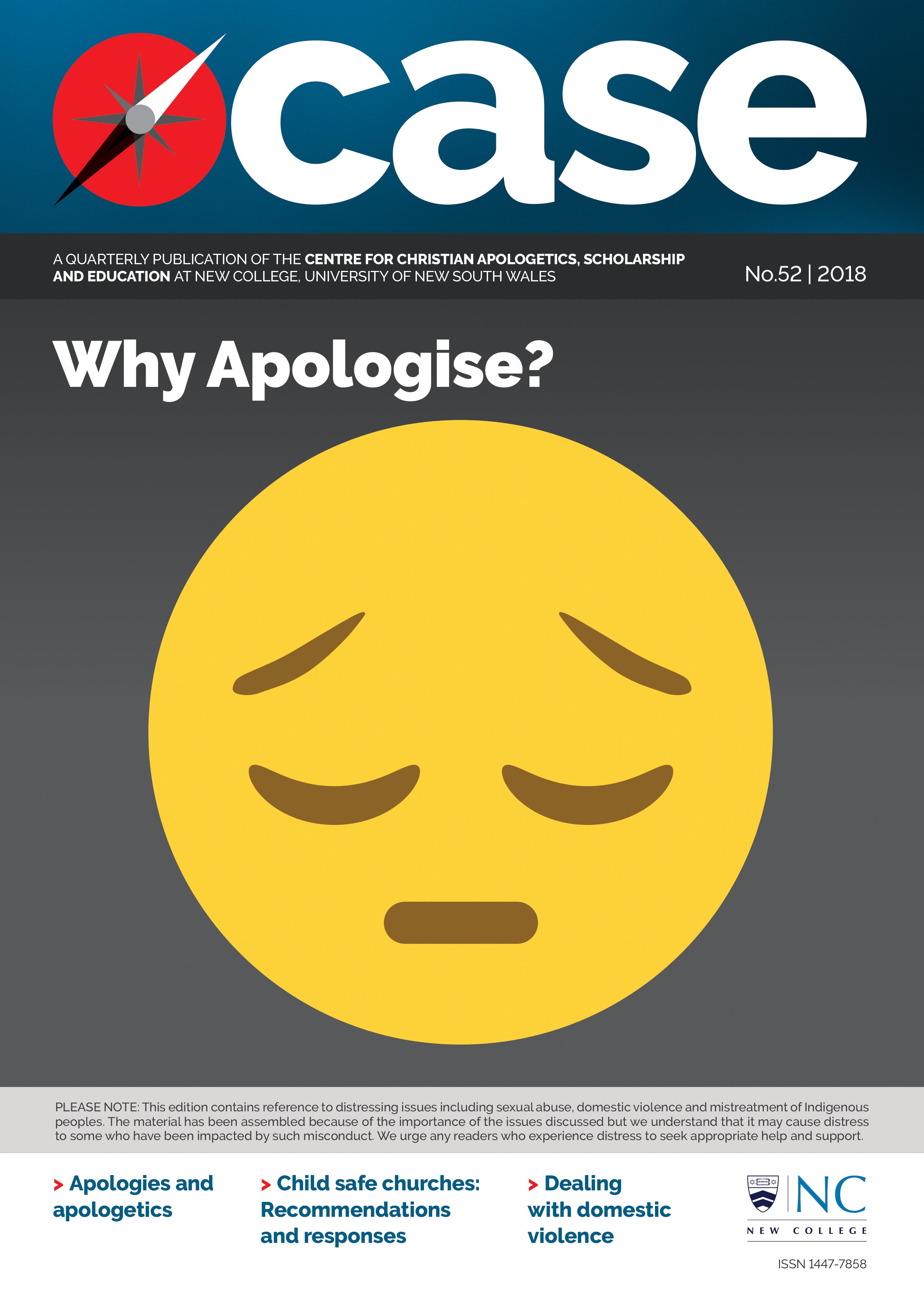 Case Quarterly 52 Why Apologise Case