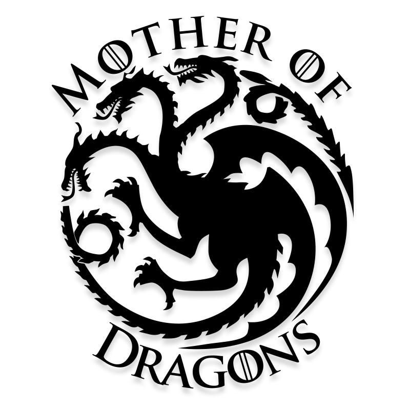 Mother of Dragons Khaleesi Vinyl Decal – Decalfly