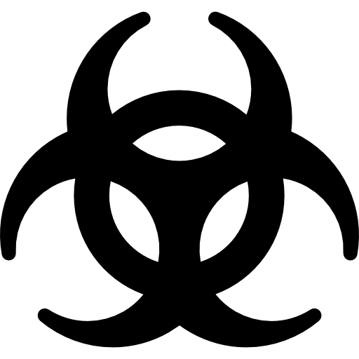 Biohazard Symbol Sticker Decal – Decalfly