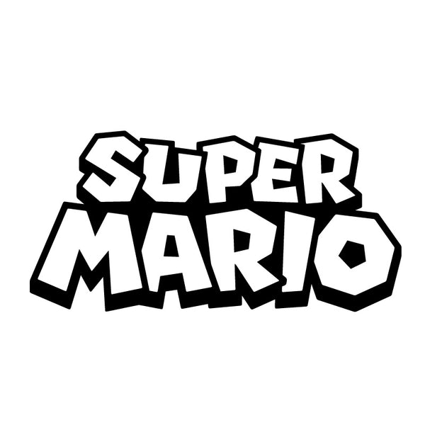 Super Mario Logo Decal Sticker Decalfly