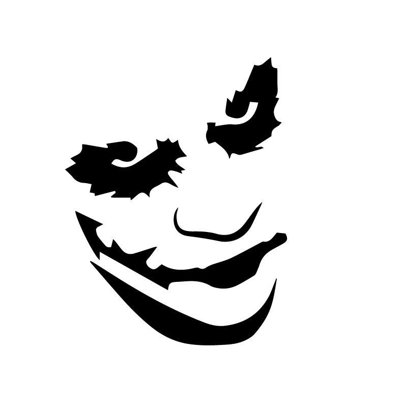 Joker Face Mask Batman Decal Sticker – Decalfly