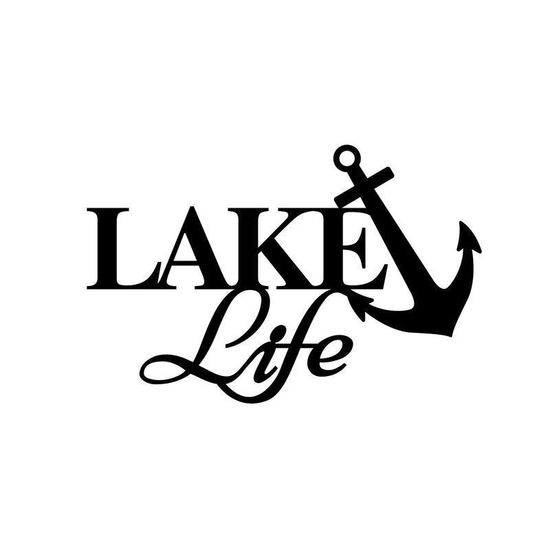 Lake Life Car Sticker Decal – Decalfly