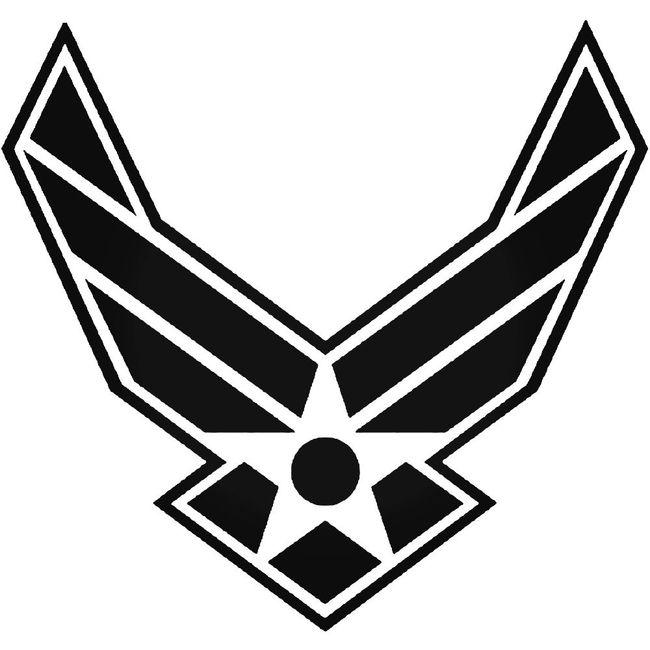 Air Force Symbol With Border Decal Sticker – Decalfly