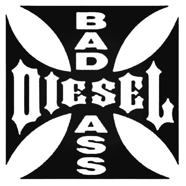 Bad Ass Diesel Decal Sticker Decalfly