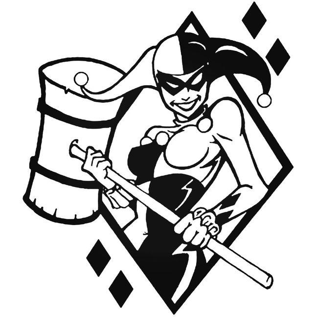 batman-harley-quinn-mallet-decal-sticker-decalfly