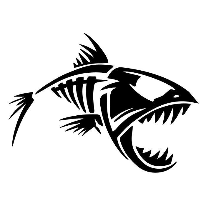 Bone Fish Car Decal Sticker – Decalfly