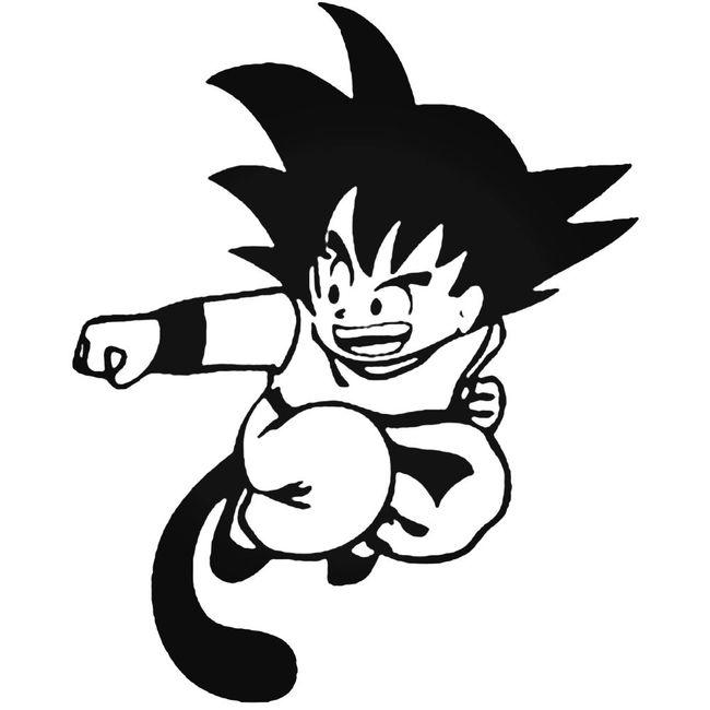 Dbz Dragon Ball Z Young Goku Decal Sticker – Decalfly