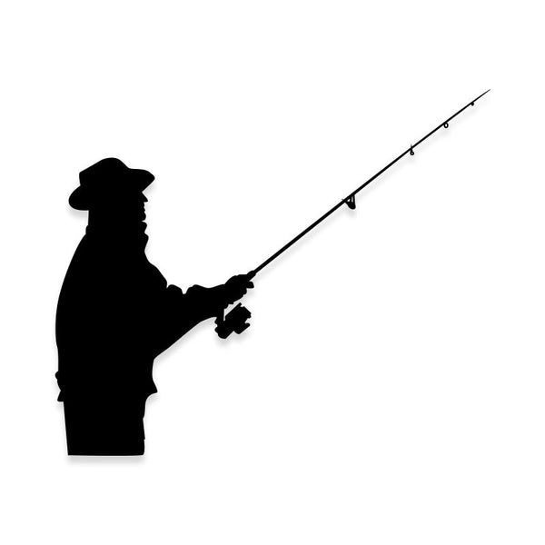 Fisherman Sticker Decal – Decalfly