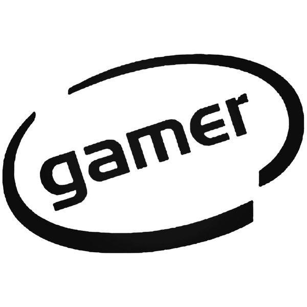 Gamer Oval Decal Sticker – Decalfly