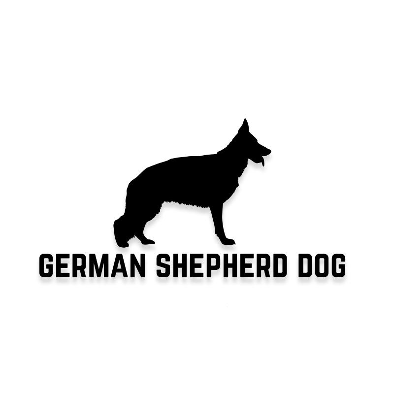 German Shepherd Car Decal Dog Sticker for Windows – Decalfly