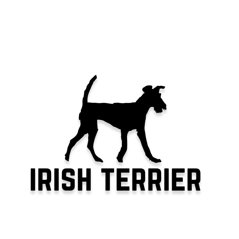 Irish Terrier Car Decal Dog Sticker for Windows – Decalfly