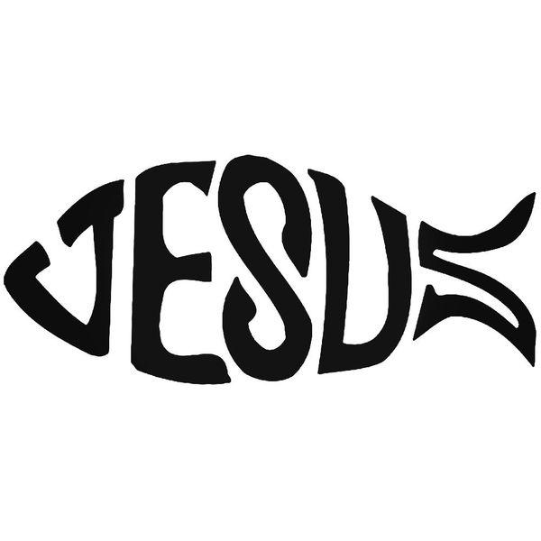 Jesus Fish Christian Symbol Decal Sticker – Decalfly