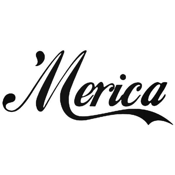 Merica Decal Sticker – Decalfly