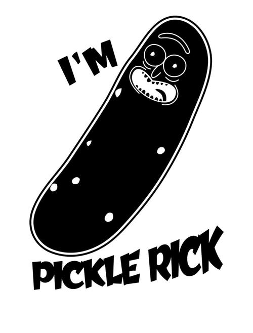 Rick And Morty Pickle Rick!! Decal Sticker – Decalfly