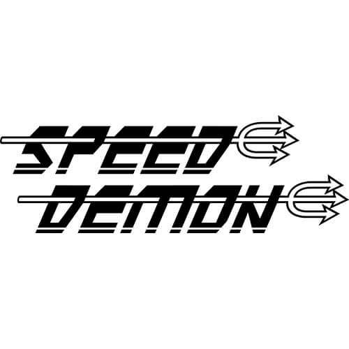 Speed Demon Logo Decal Sticker – Decalfly