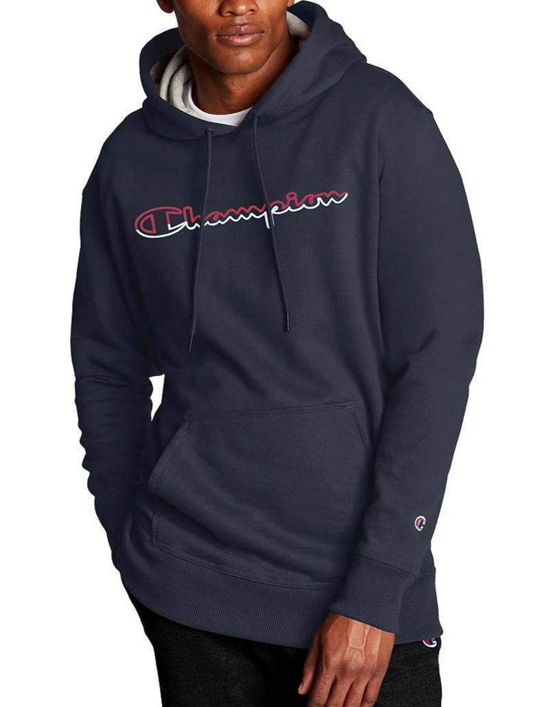 men's script logo powerblend hoodie