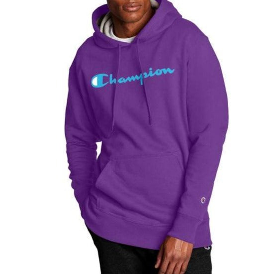 men's script logo powerblend hoodie