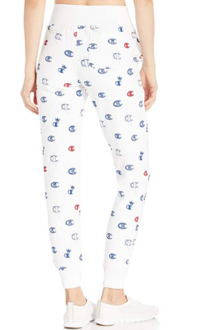 champion all over print joggers womens