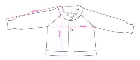 Sizing Charts - Knitwear – Two Darlings