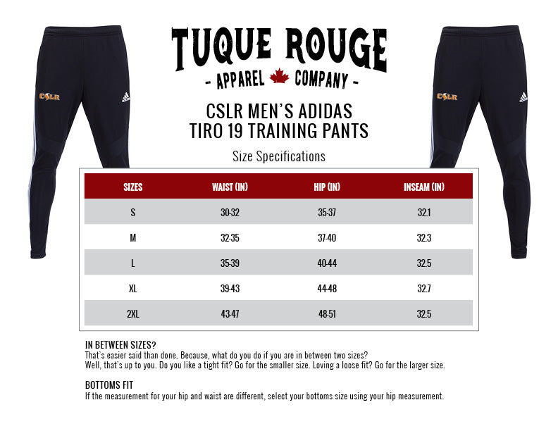 Adidas Tiro 19 Pants Size Chart