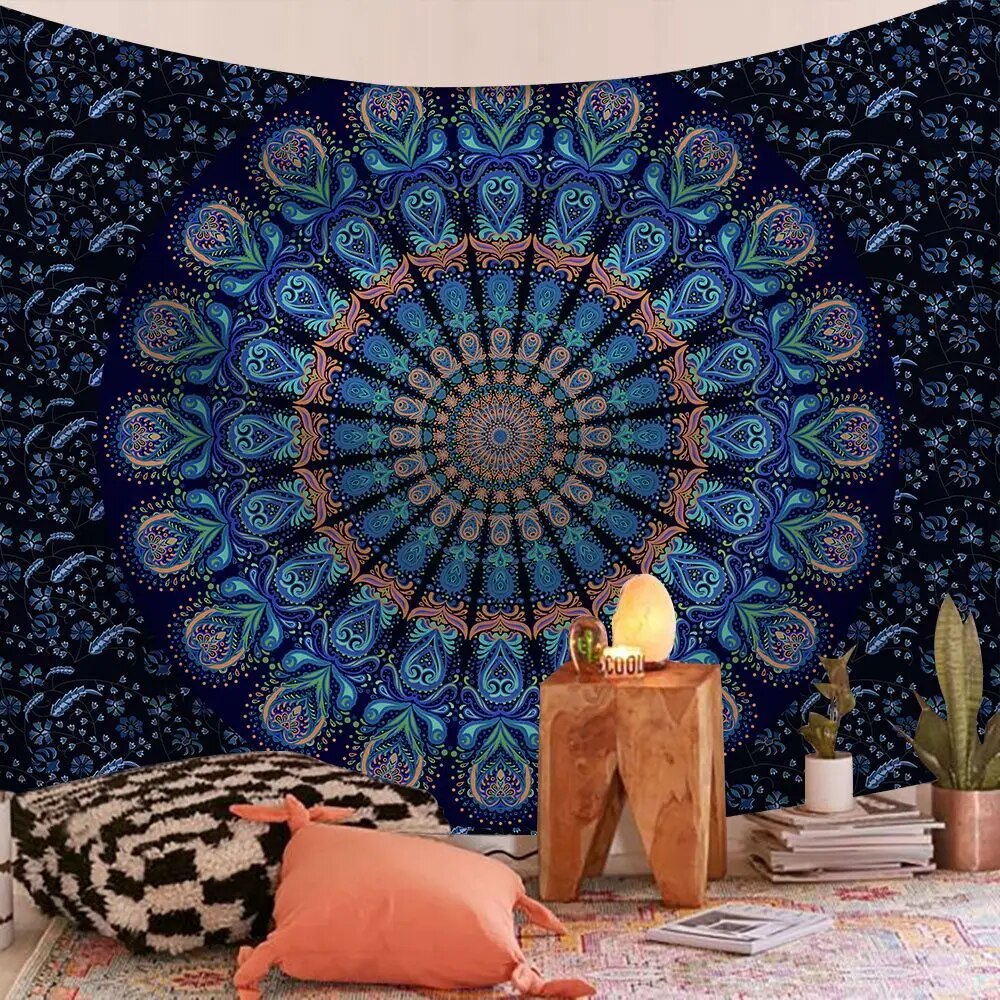 Harmony Purple Mandala Tapestry