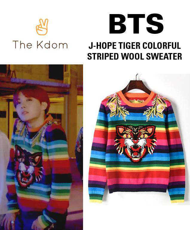 gucci rainbow tiger sweater