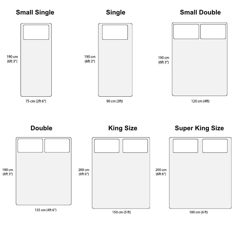 Bed & Mattress Sizes In Ireland | Dfi Beds