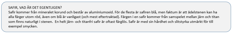 Safirglas - vad är safir och varför används det till klockor?