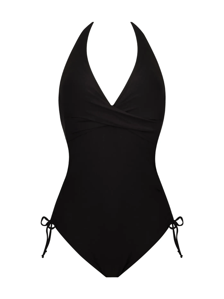 Antigel by Lise Charmel - La Chiquissima Plunging Back Swimsuit Noir
