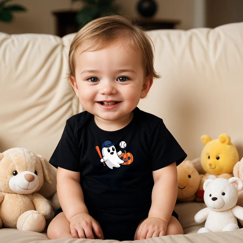 Image of "Boo Ball" Infant Onesie