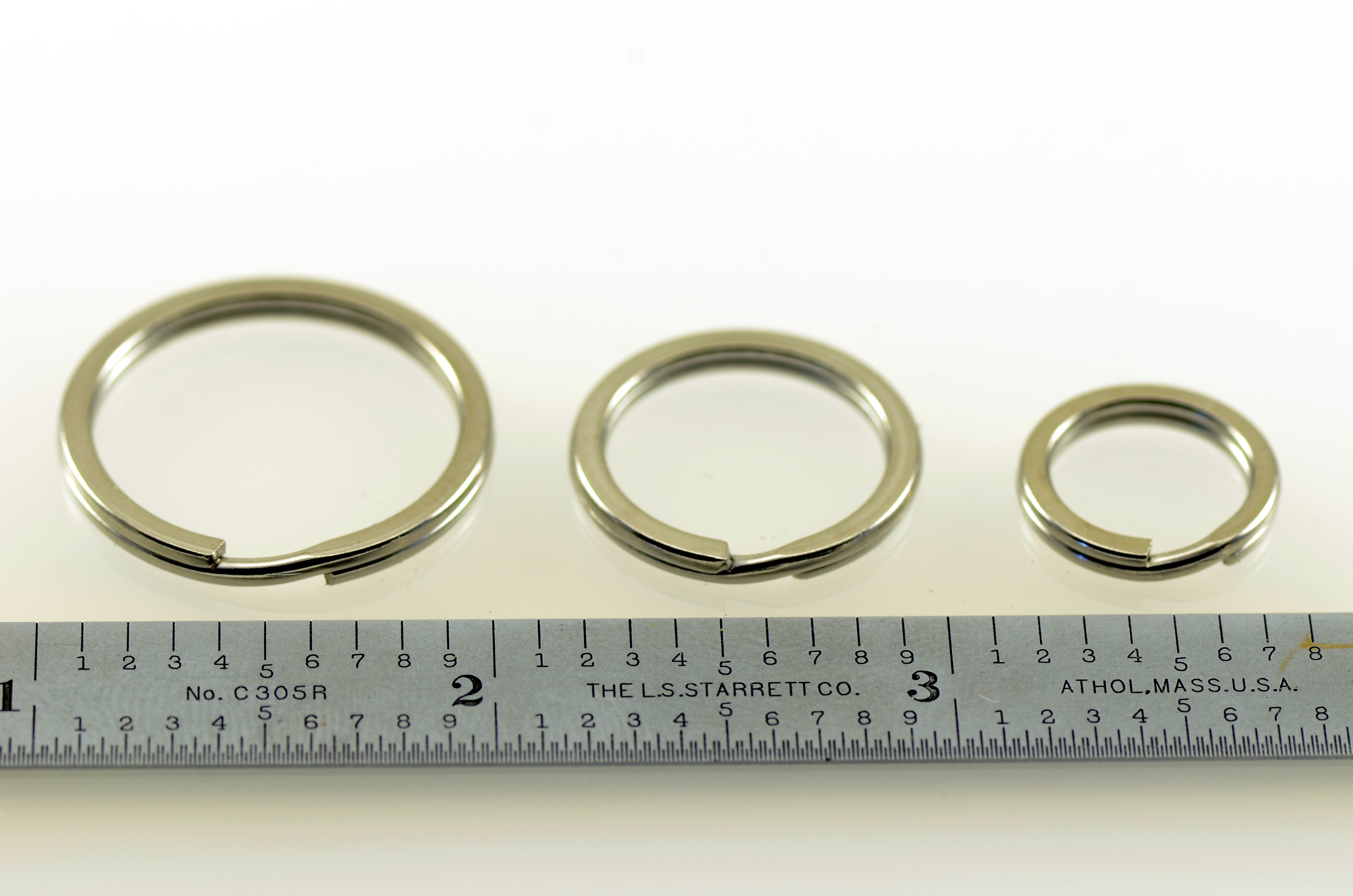  Premium Stainless Steel Split Rings Made in USA (#1 Heavy  Duty) : Sports & Outdoors