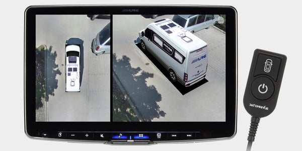 Alpine HCS-T100 360° kamerų sistema skirta kemperiams